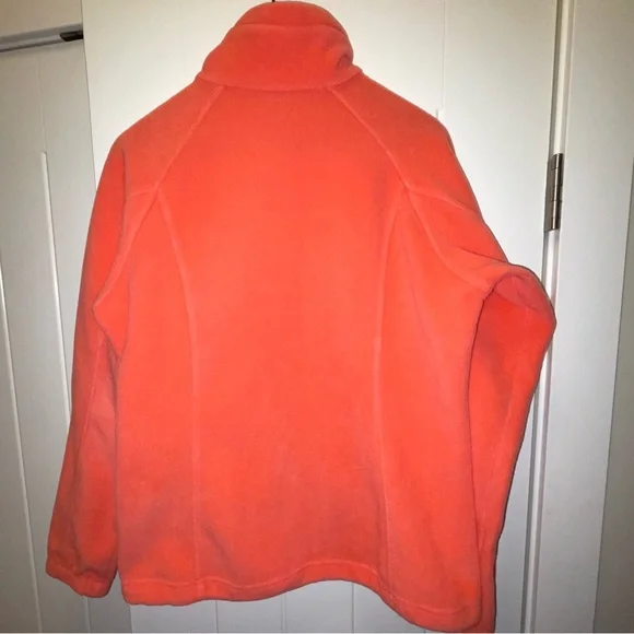 Columbia Women's Bright Coral Fleece Jacket - Picture 2 of 6